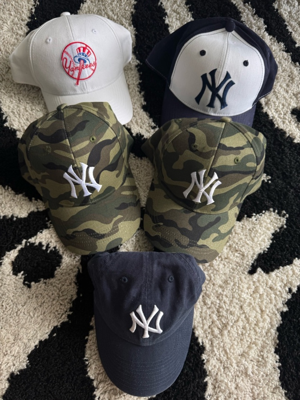 Yankees Hat Bundle | 5 NYY Baseball Caps